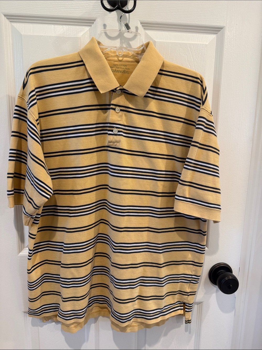 St John’s Bay Men's Striped Polo Shirt